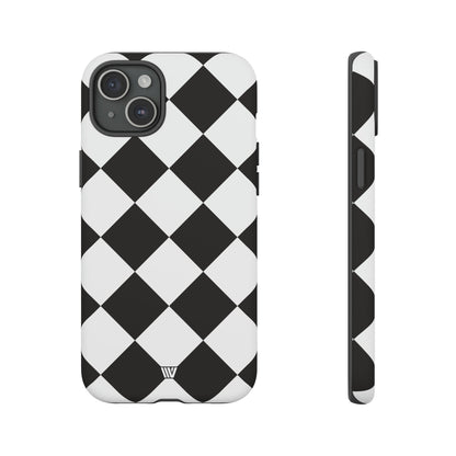 DIAMANTE BLANCO Y NEGRO | Funda resistente para teléfono