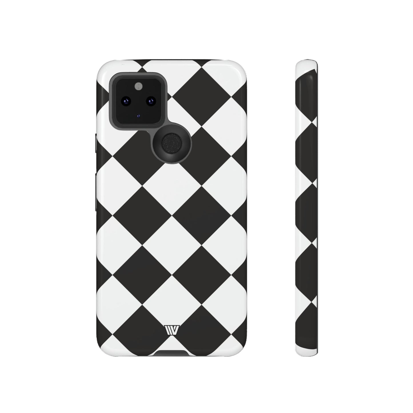 DIAMANTE BLANCO Y NEGRO | Funda resistente para teléfono