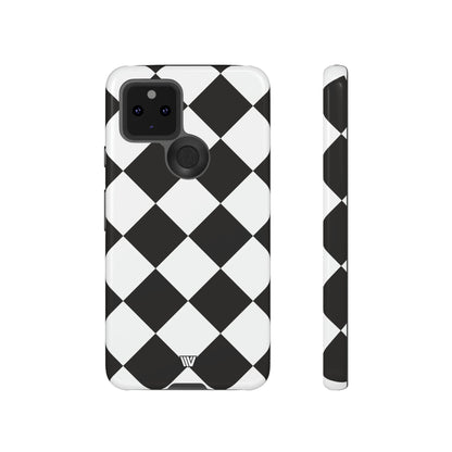 DIAMANTE BLANCO Y NEGRO | Funda resistente para teléfono