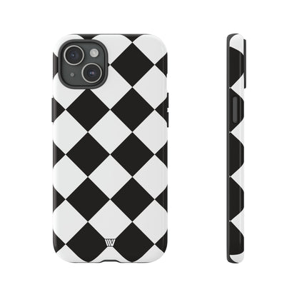DIAMANTE BLANCO Y NEGRO | Funda resistente para teléfono