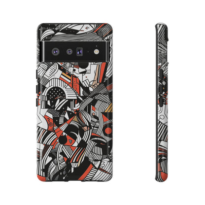 DOODLE ABSTRACTO #3 | Funda resistente para teléfono
