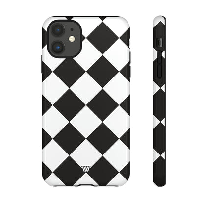 DIAMANTE BLANCO Y NEGRO | Funda resistente para teléfono