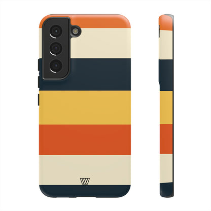 Rayas de atardecer en la playa | Funda resistente para teléfono