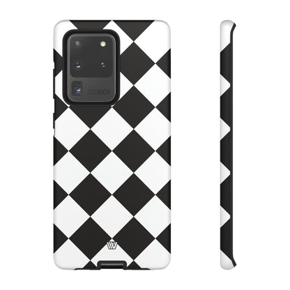 DIAMANTE BLANCO Y NEGRO | Funda resistente para teléfono