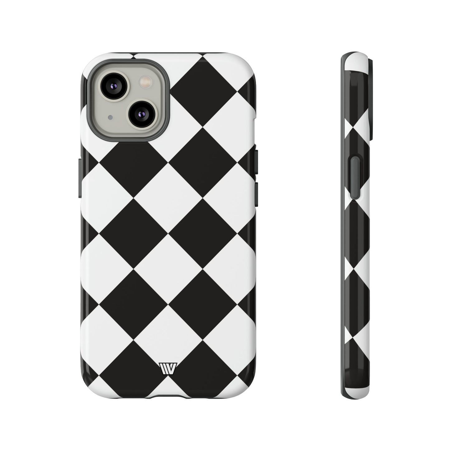 DIAMANTE BLANCO Y NEGRO | Funda resistente para teléfono