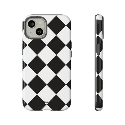 DIAMANTE BLANCO Y NEGRO | Funda resistente para teléfono