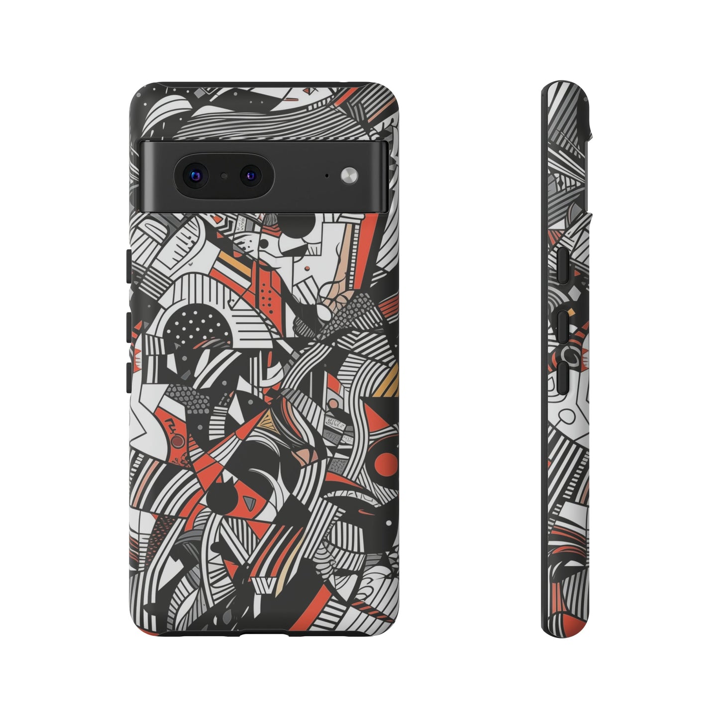 DOODLE ABSTRACTO #3 | Funda resistente para teléfono
