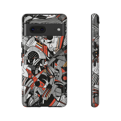 DOODLE ABSTRACTO #3 | Funda resistente para teléfono