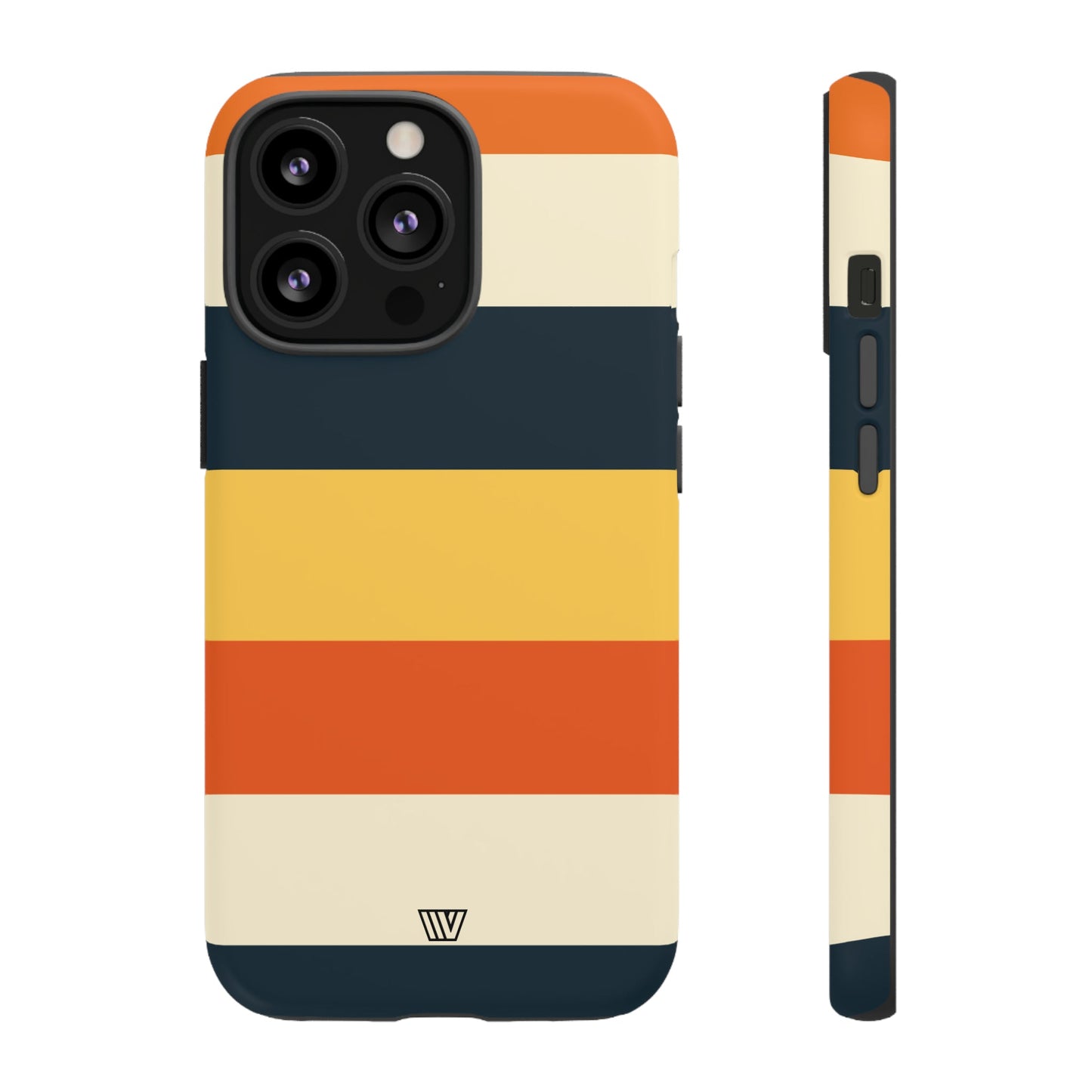 Rayas de atardecer en la playa | Funda resistente para teléfono