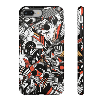 DOODLE ABSTRACTO #3 | Funda resistente para teléfono