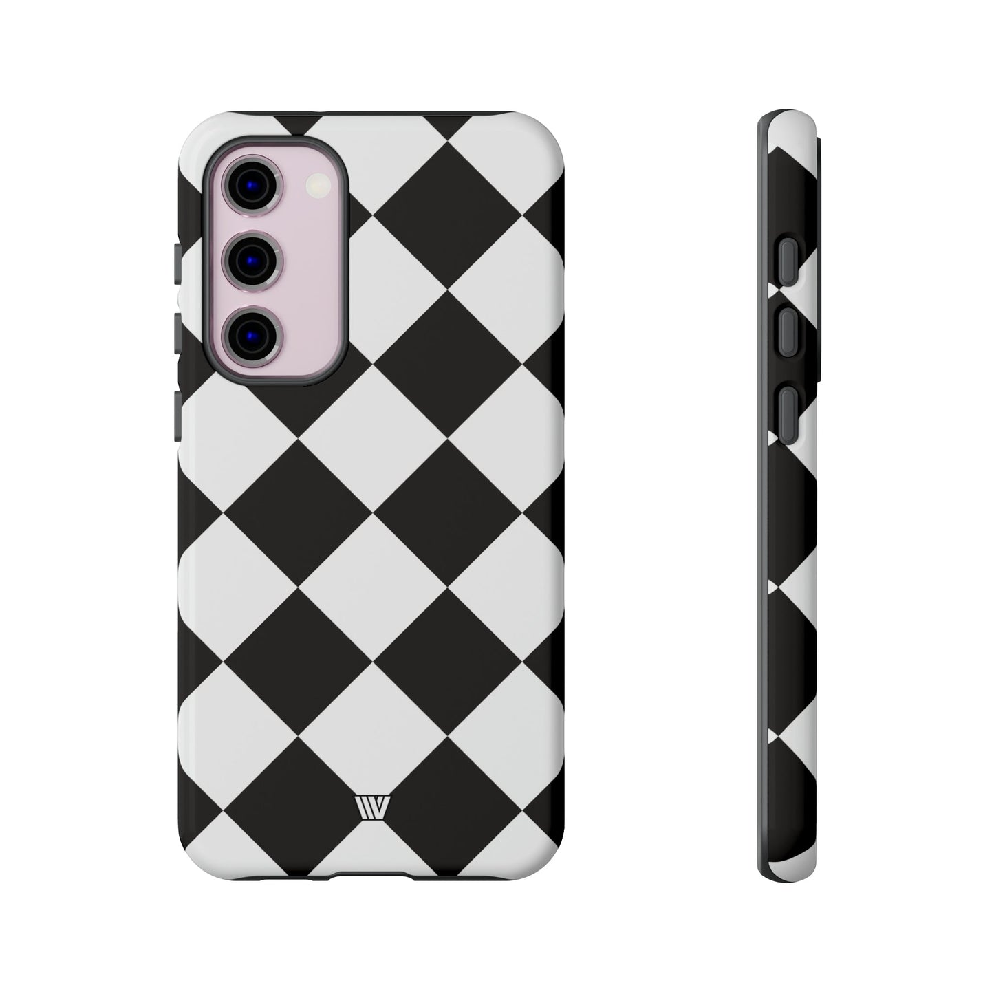 DIAMANTE BLANCO Y NEGRO | Funda resistente para teléfono