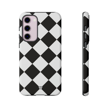 DIAMANTE BLANCO Y NEGRO | Funda resistente para teléfono