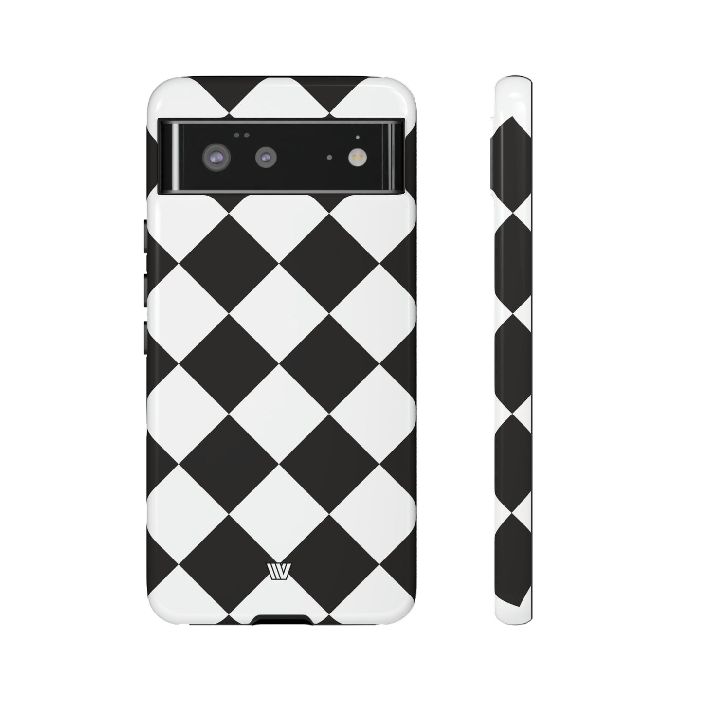 DIAMANTE BLANCO Y NEGRO | Funda resistente para teléfono