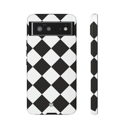 DIAMANTE BLANCO Y NEGRO | Funda resistente para teléfono