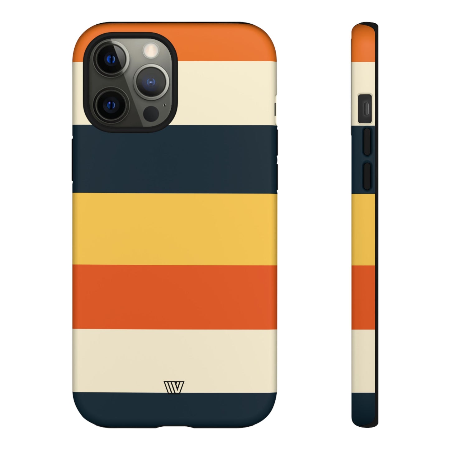 Rayas de atardecer en la playa | Funda resistente para teléfono