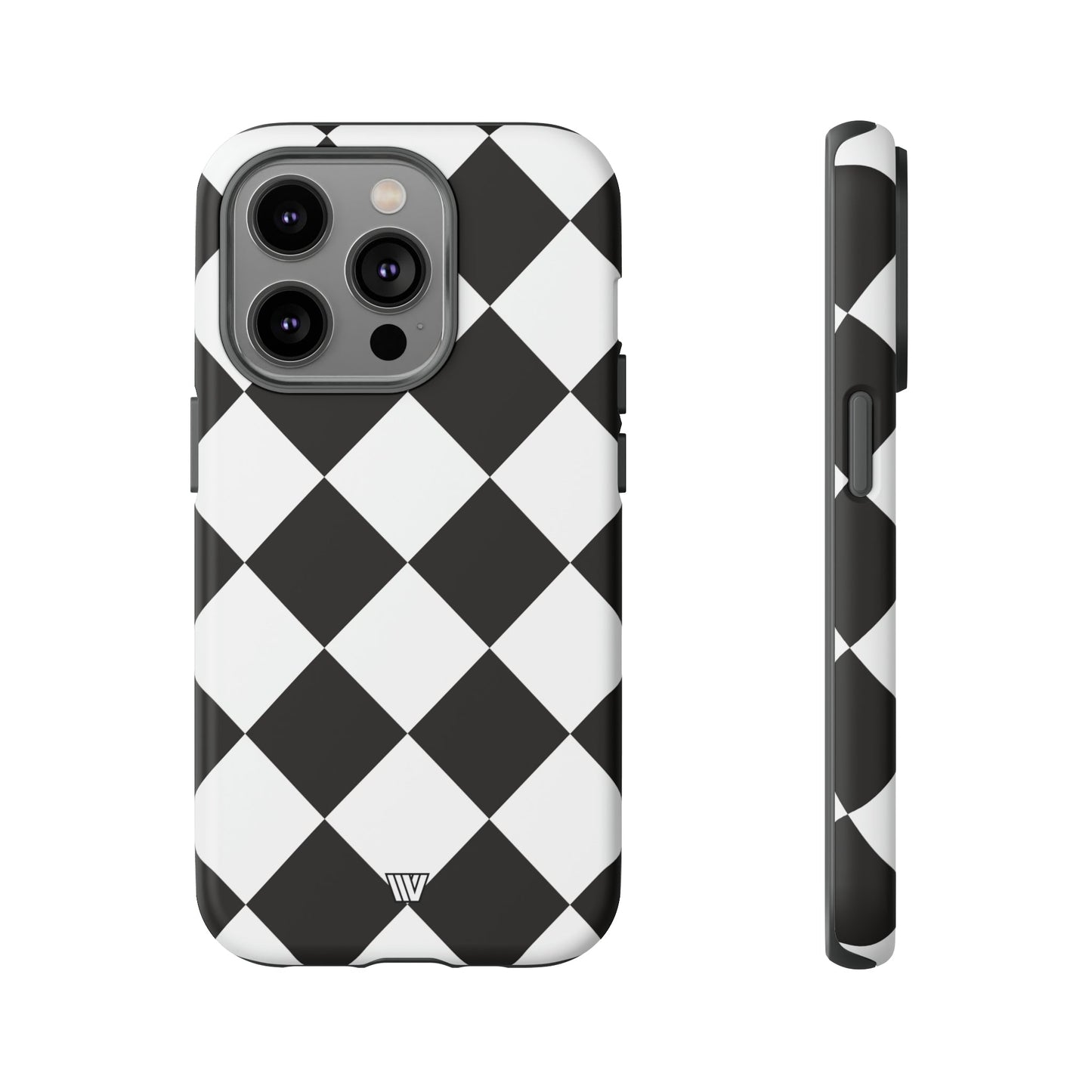 DIAMANTE BLANCO Y NEGRO | Funda resistente para teléfono