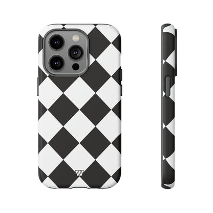 DIAMANTE BLANCO Y NEGRO | Funda resistente para teléfono