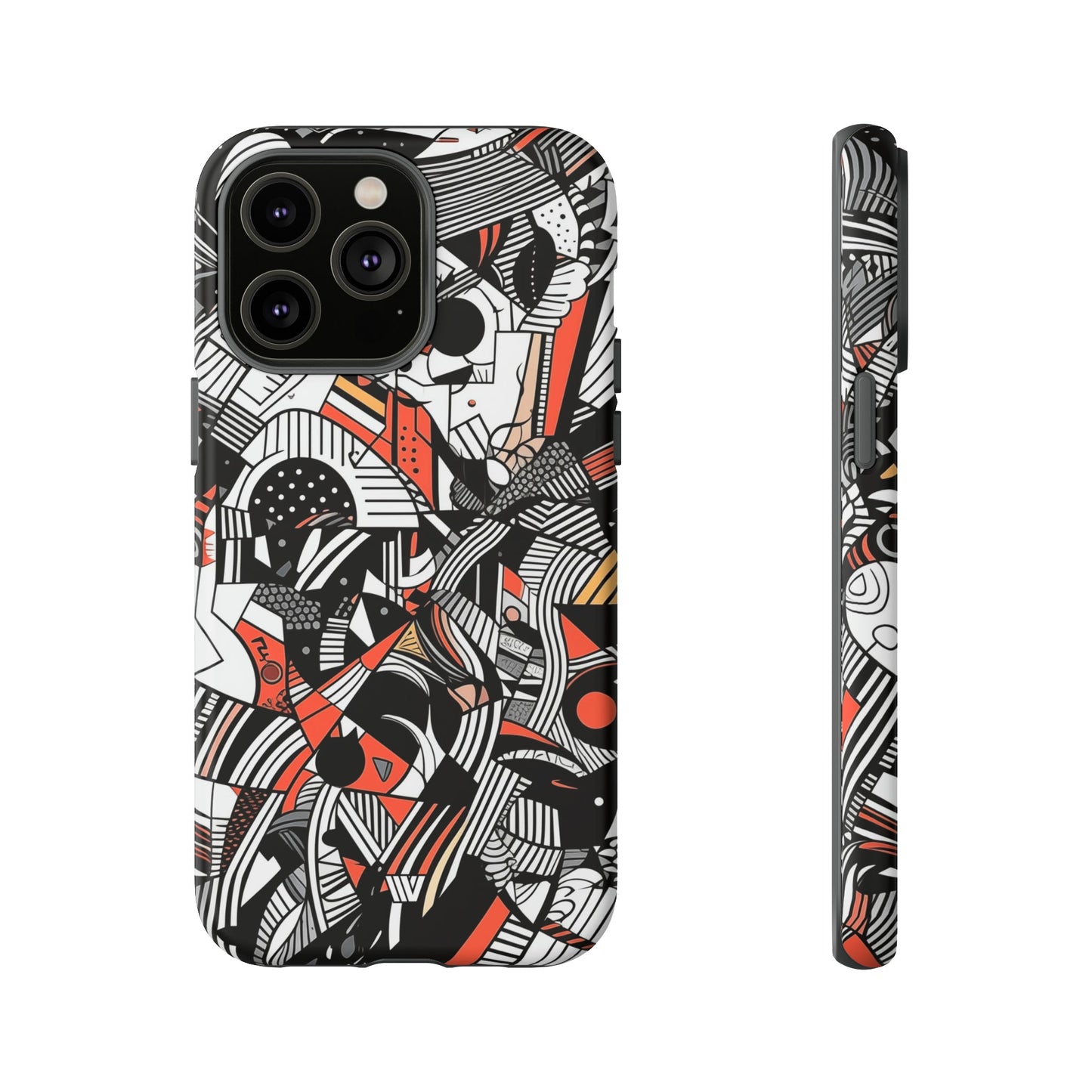 DOODLE ABSTRACTO #3 | Funda resistente para teléfono