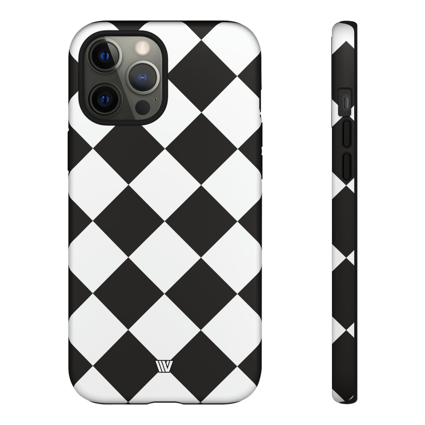 DIAMANTE BLANCO Y NEGRO | Funda resistente para teléfono