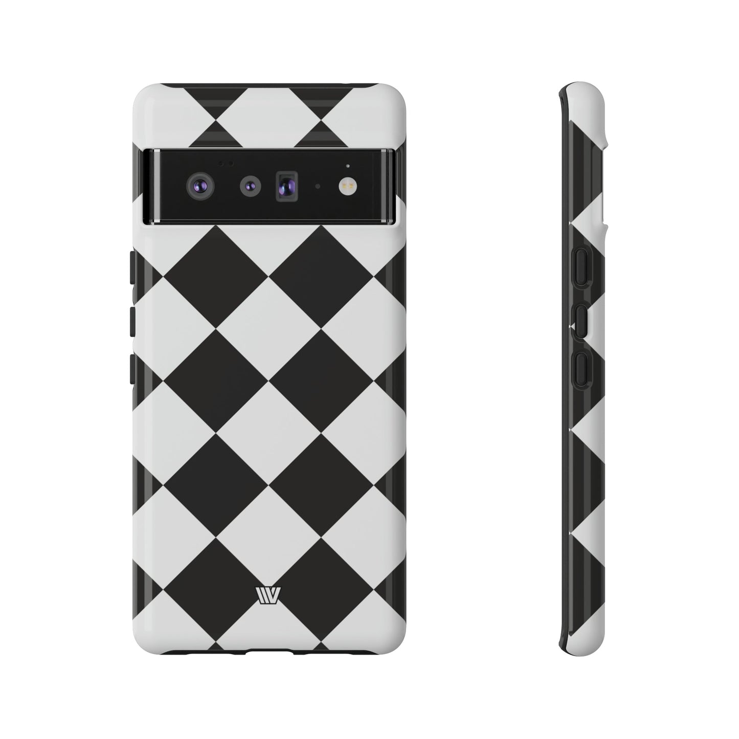 DIAMANTE BLANCO Y NEGRO | Funda resistente para teléfono