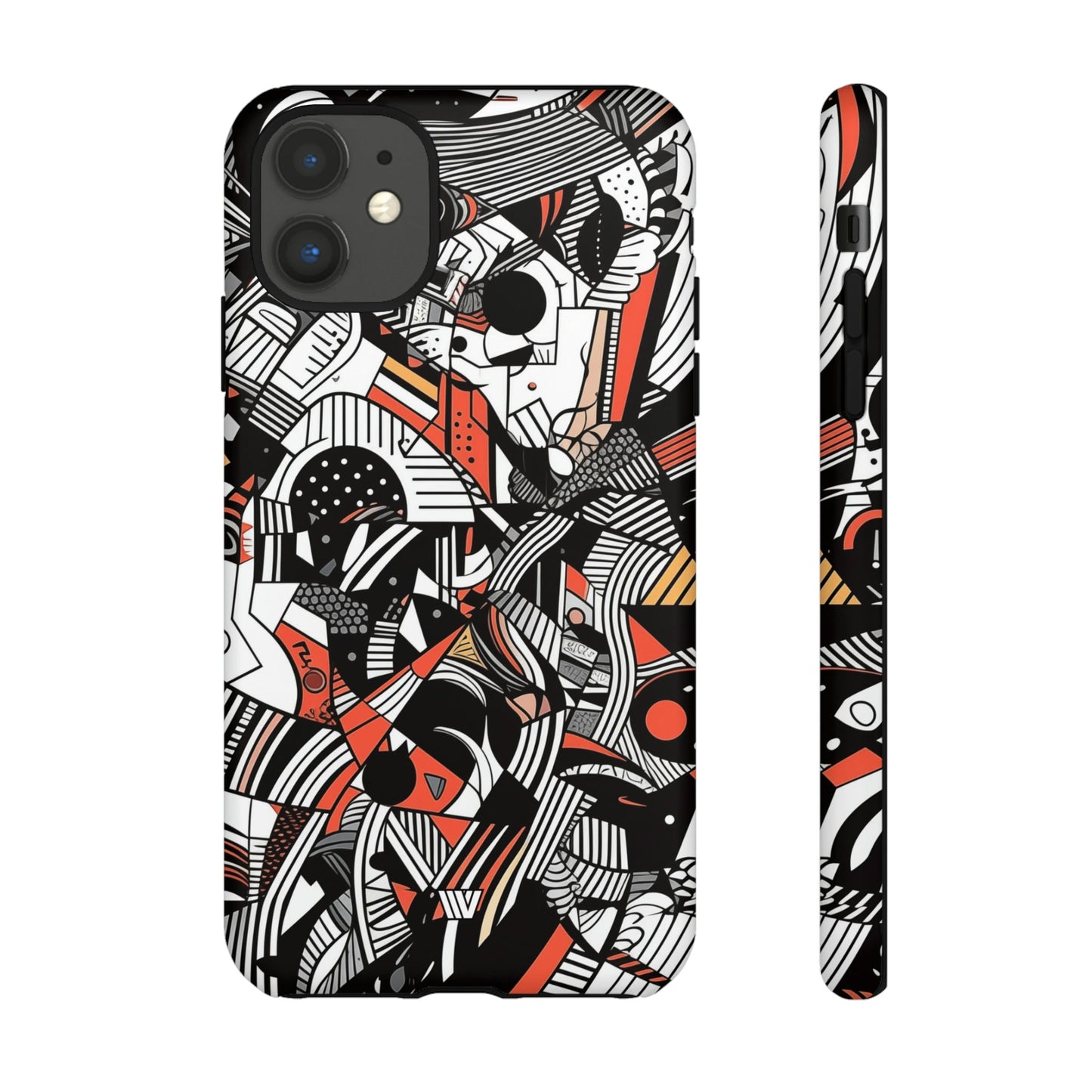 DOODLE ABSTRACTO #3 | Funda resistente para teléfono