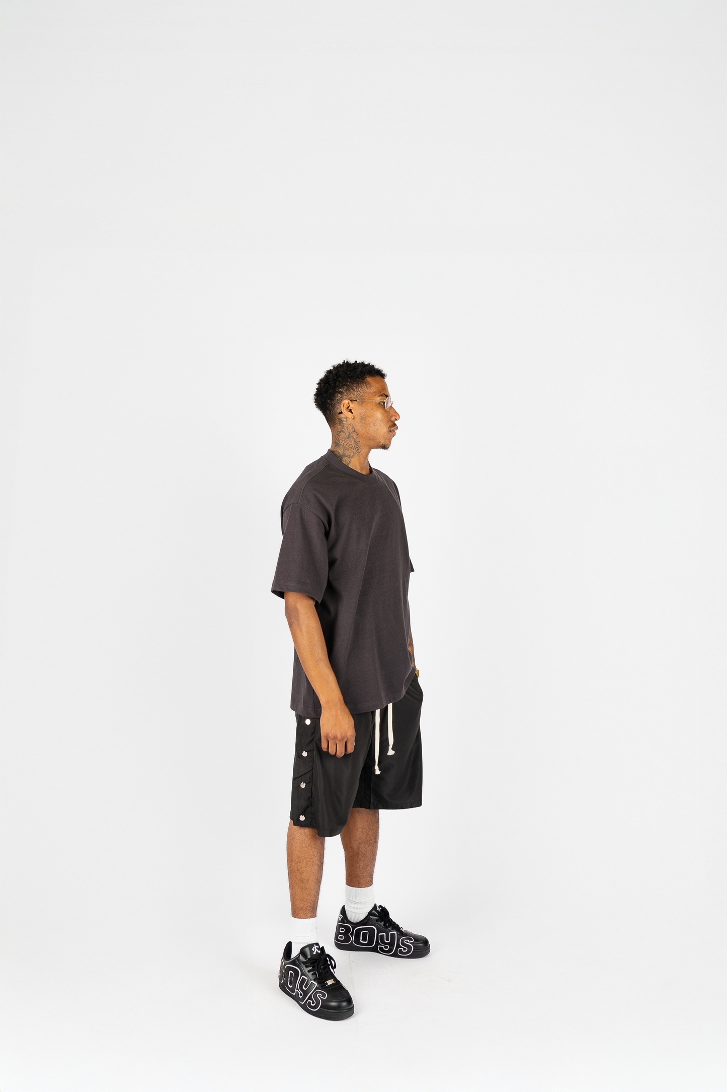 GP Nylon Side Snap Shorts