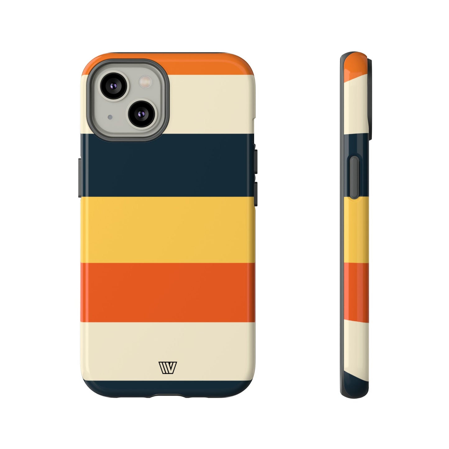 Rayas de atardecer en la playa | Funda resistente para teléfono