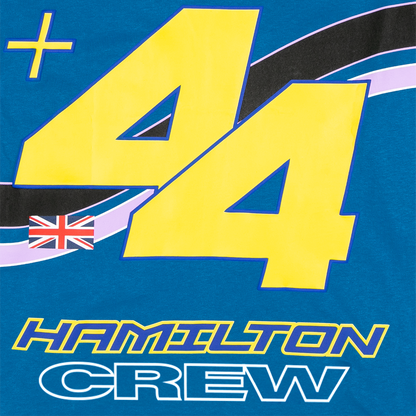 Camiseta de manga larga Hamilton Moto +44 - Azul