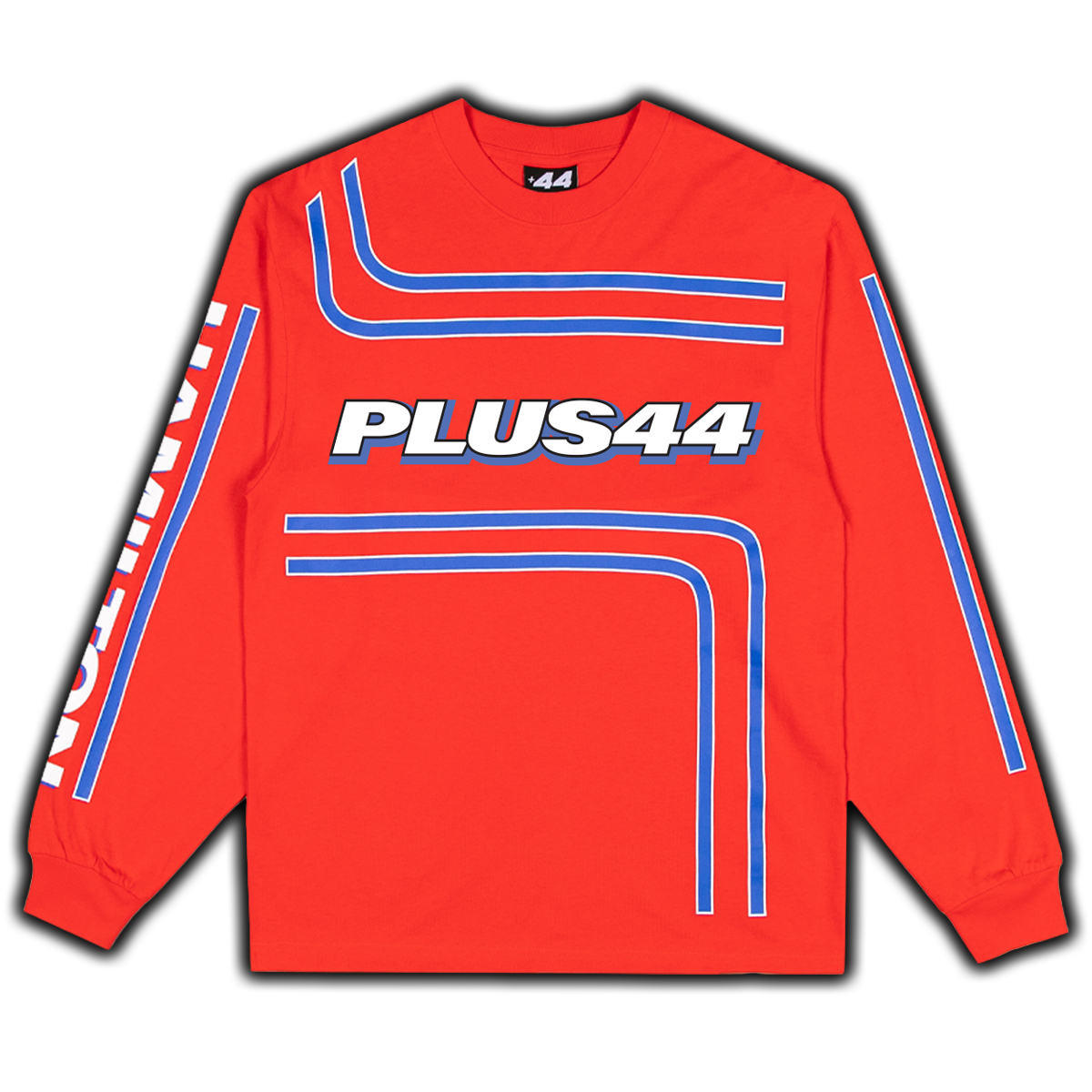 Camiseta de manga larga de carreras vintage PLUS44