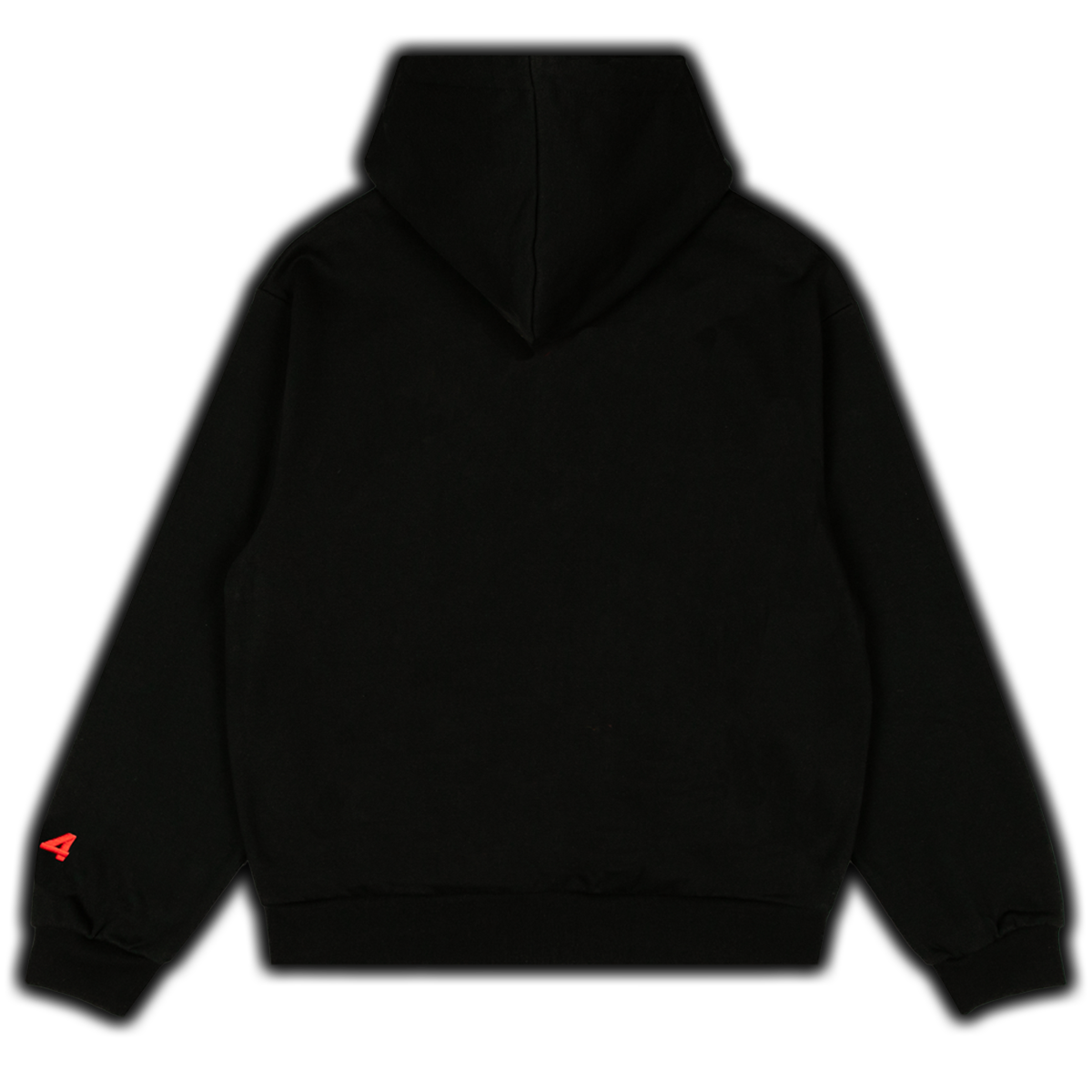 Sudadera con capucha universitaria +44 PLUS44 - Negra