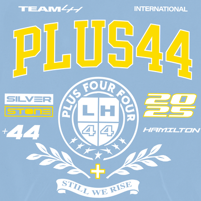 Sudadera universitaria +44 PLUS44 - Azul