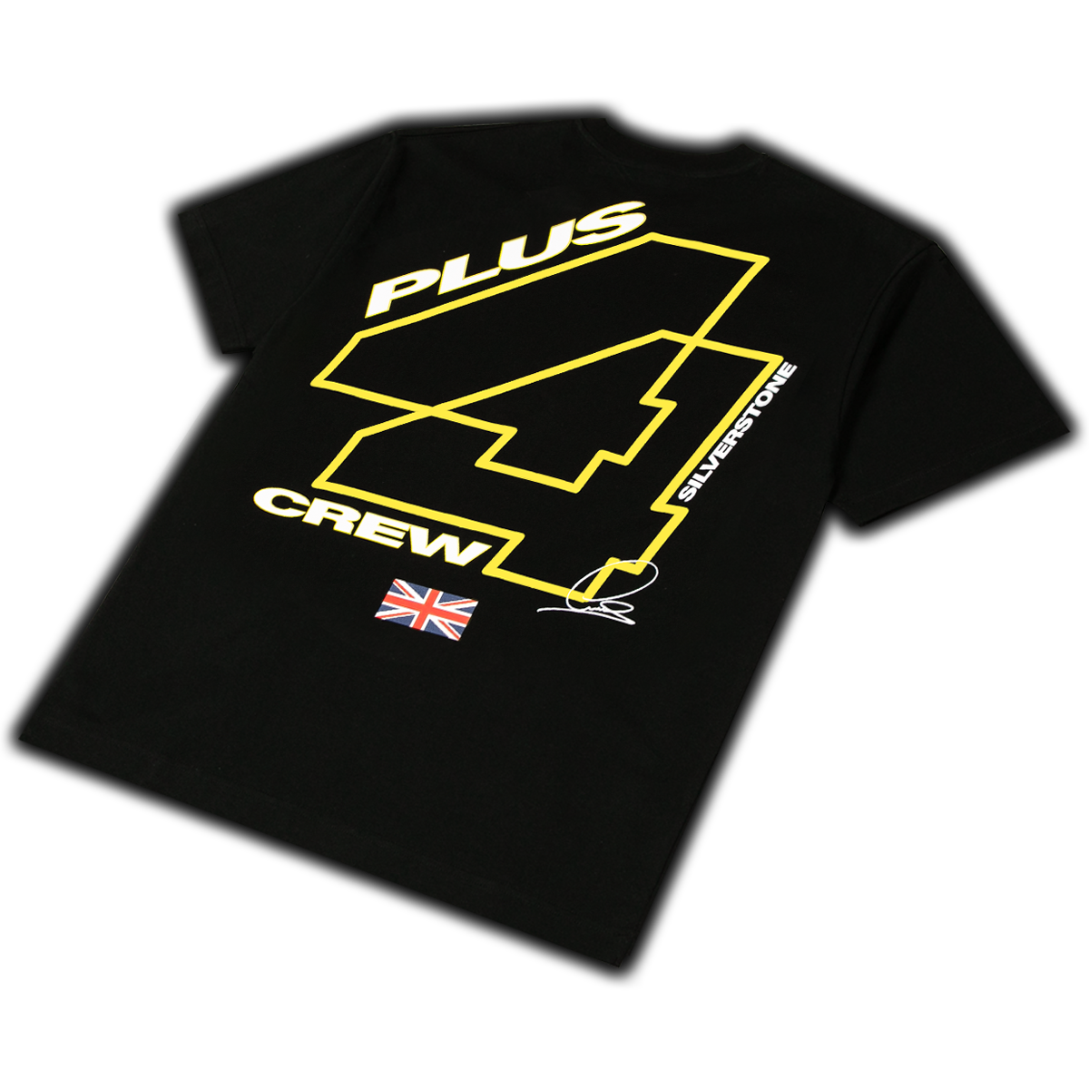 Camiseta +44 Silverstone Crew 2025 - Negra