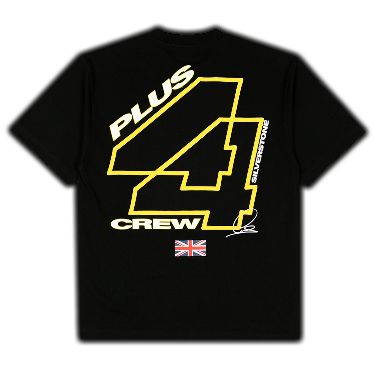 Camiseta +44 Silverstone Crew 2025 - Negra