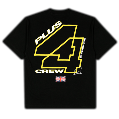 Camiseta +44 Silverstone Crew 2025 - Negra