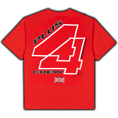+44 Silverstone Crew 2025 Tee - Red