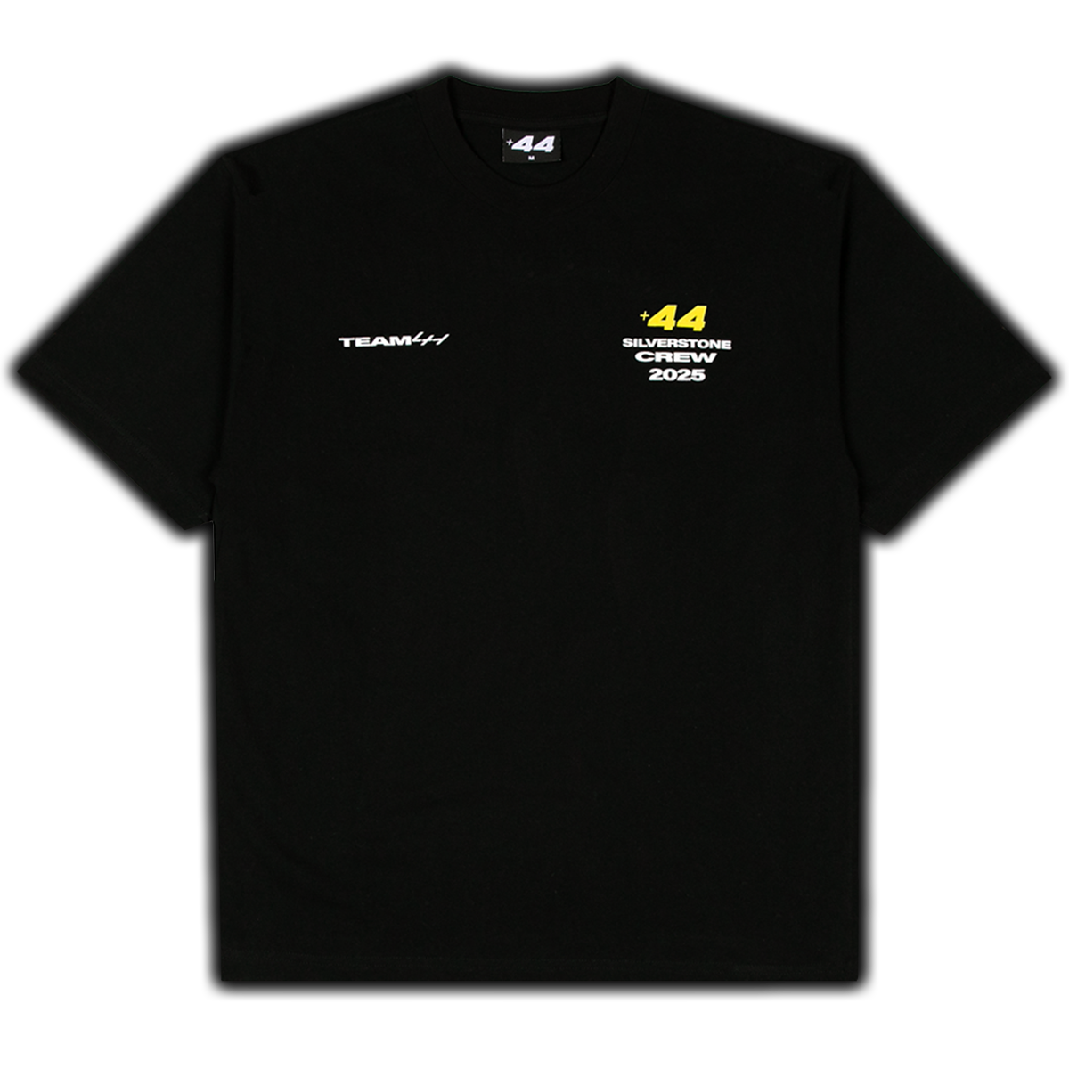 Camiseta +44 Silverstone Crew 2025 - Negra