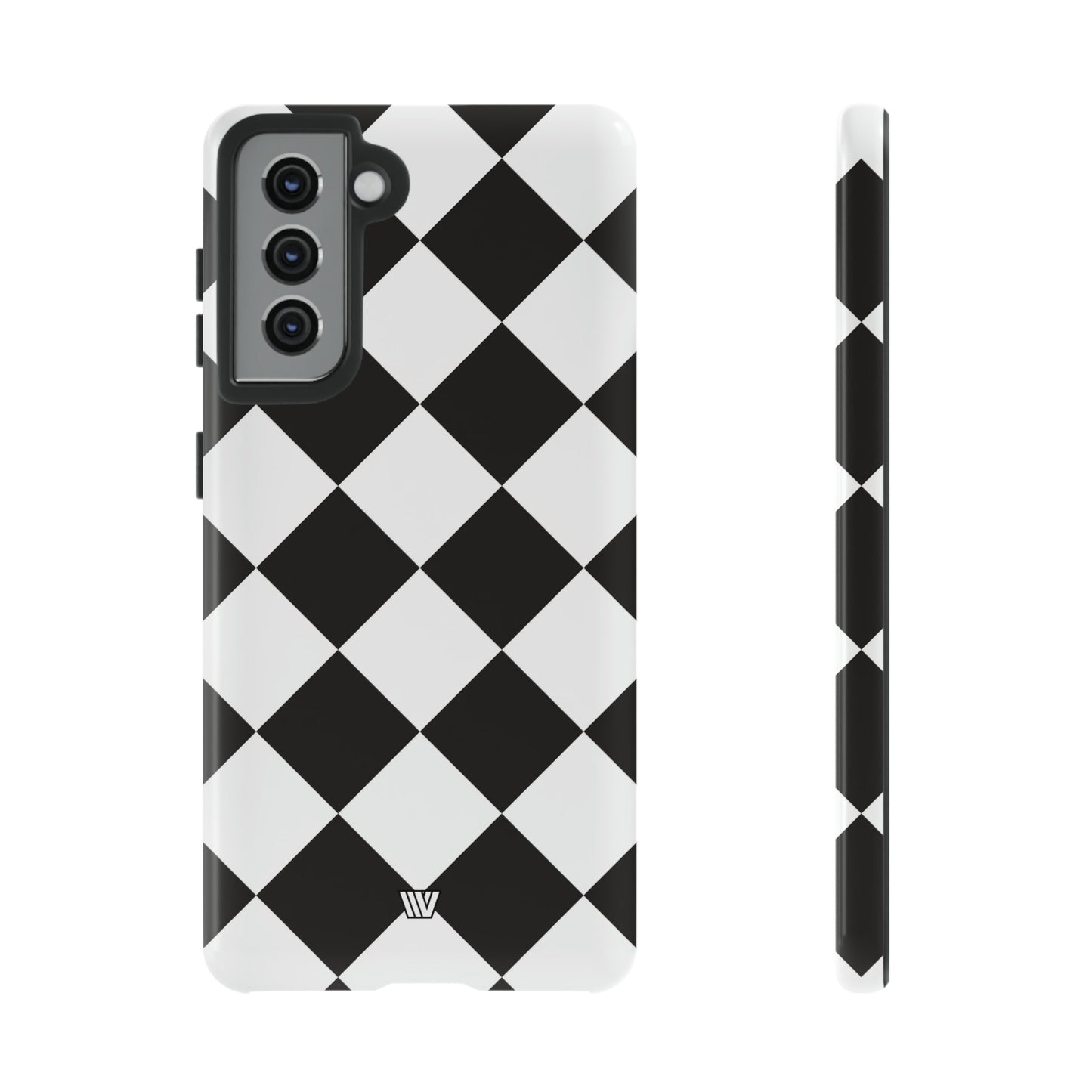 DIAMANTE BLANCO Y NEGRO | Funda resistente para teléfono