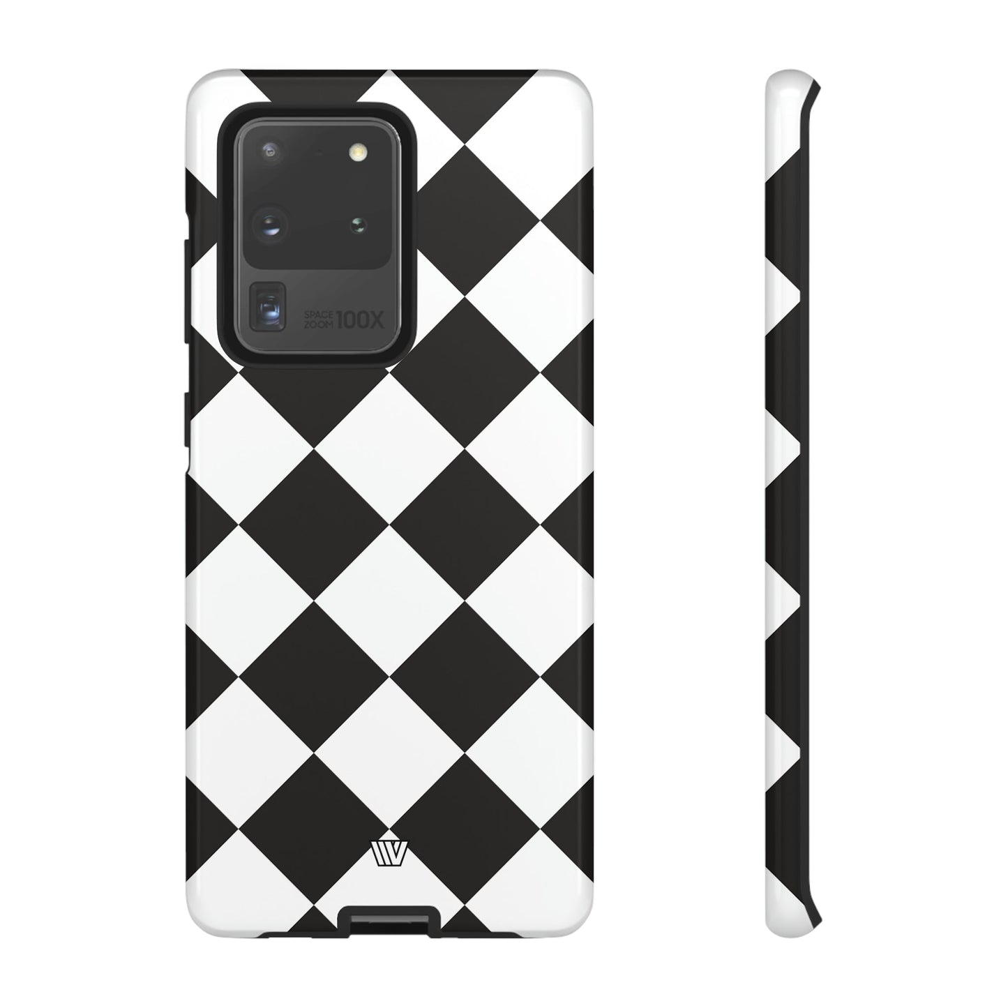 DIAMANTE BLANCO Y NEGRO | Funda resistente para teléfono