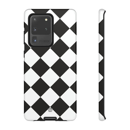 DIAMANTE BLANCO Y NEGRO | Funda resistente para teléfono