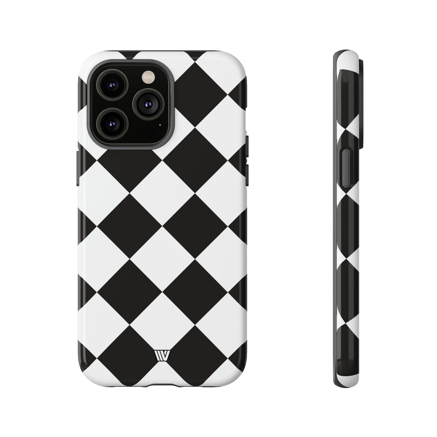 DIAMANTE BLANCO Y NEGRO | Funda resistente para teléfono