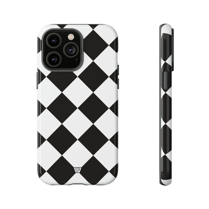 DIAMANTE BLANCO Y NEGRO | Funda resistente para teléfono