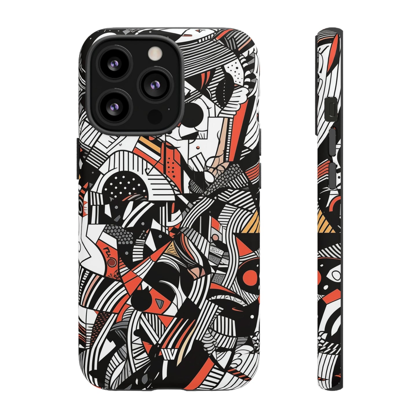 DOODLE ABSTRACTO #3 | Funda resistente para teléfono