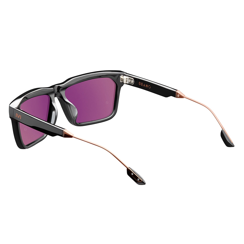Deano: Lente AR pulida en negro y cobre/gris