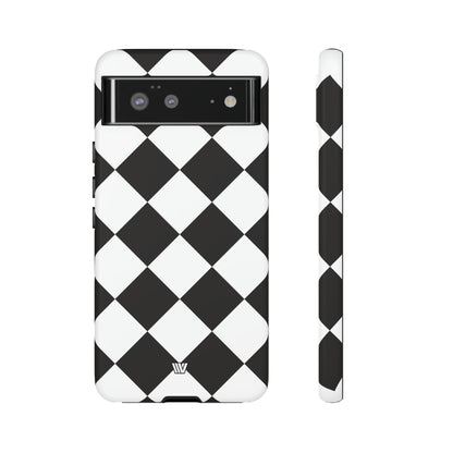 DIAMANTE BLANCO Y NEGRO | Funda resistente para teléfono