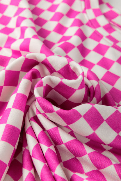 Checker Top and Shorts Set