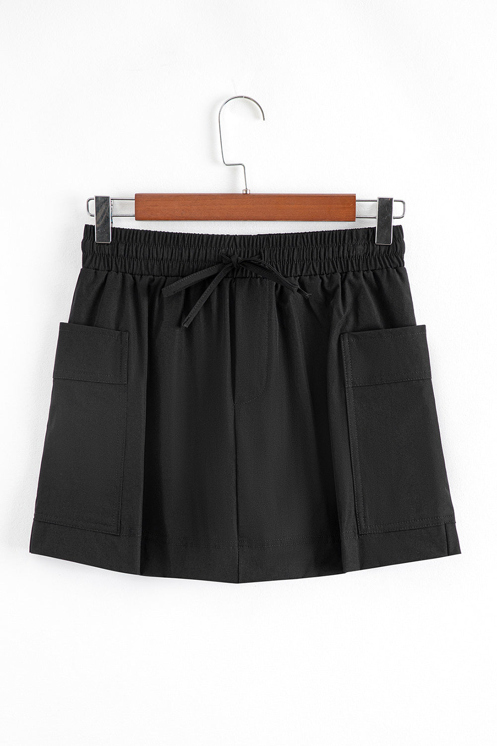 Cargo Pocket Elastic Waist Skort