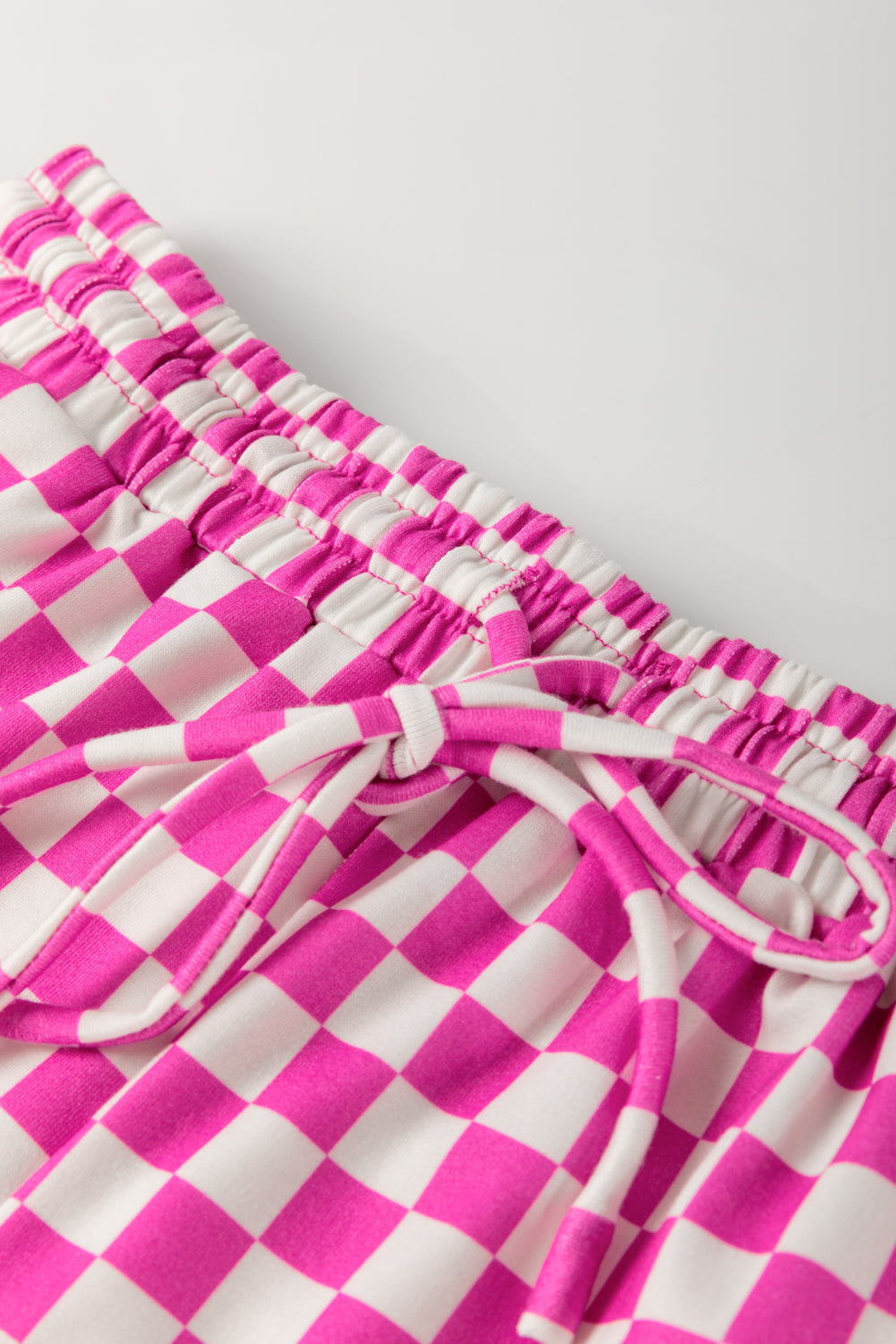 Checker Top and Shorts Set