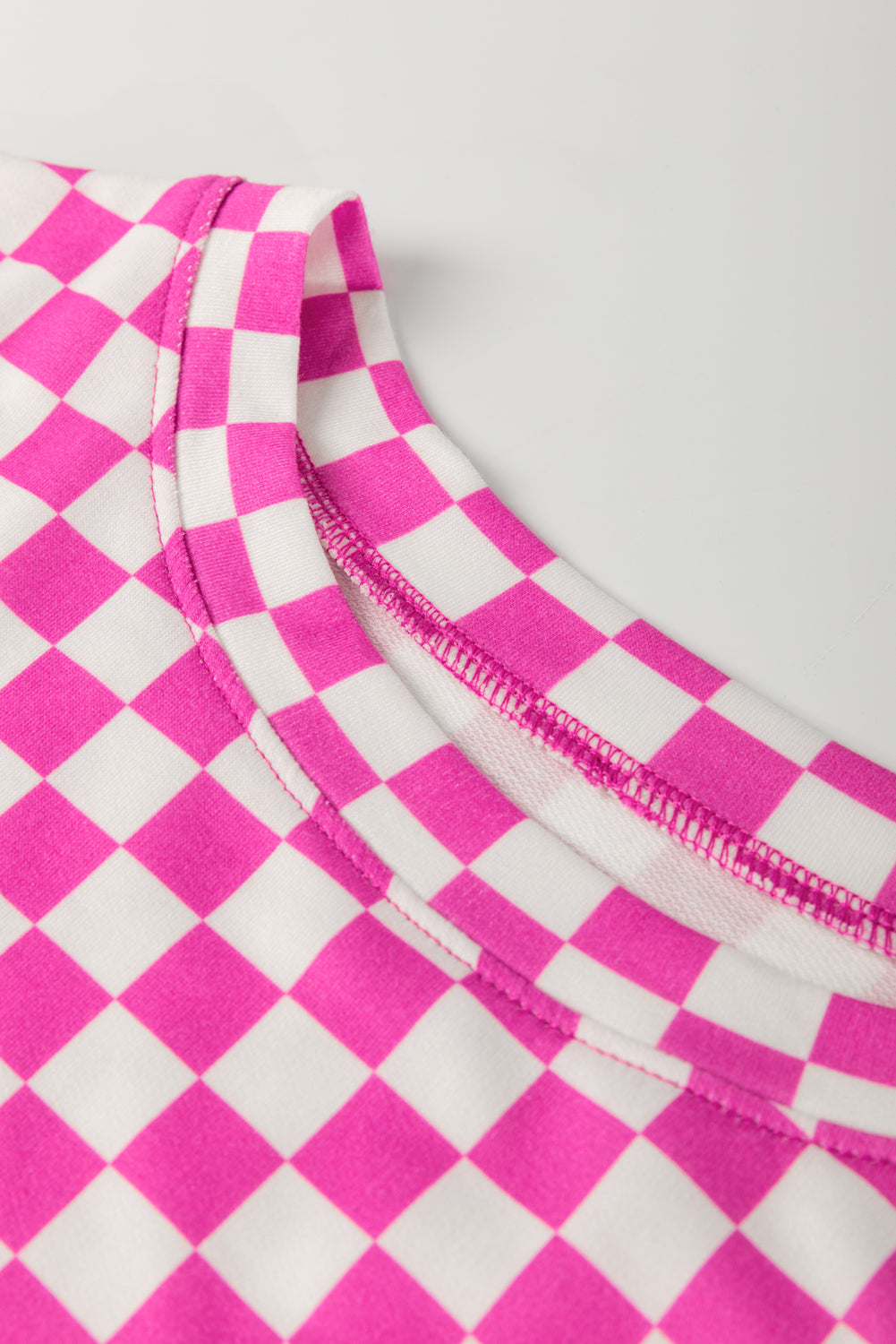 Checker Top and Shorts Set