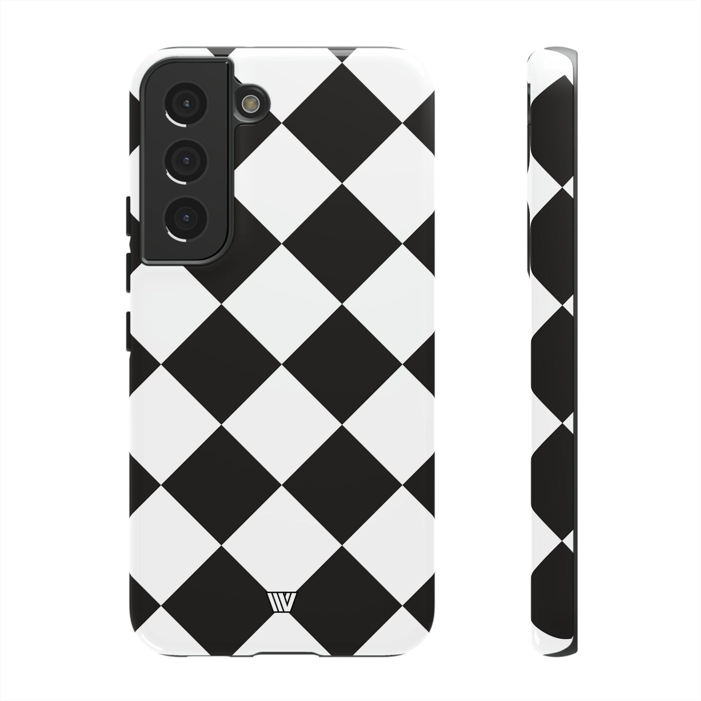 DIAMANTE BLANCO Y NEGRO | Funda resistente para teléfono