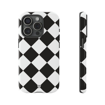 DIAMANTE BLANCO Y NEGRO | Funda resistente para teléfono